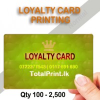 Printing Loyalty Cards
