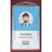 Plastic Office ID Holder - Front Open