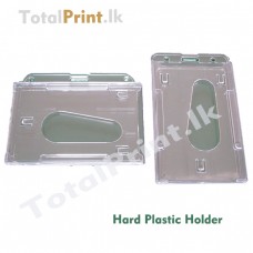 Hard Plastic ID Hold Pouch - Very Clear
