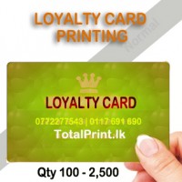 Printing Loyalty Cards