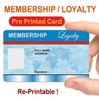 Pre-Printed Cards