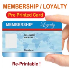Pre-Printed Cards
