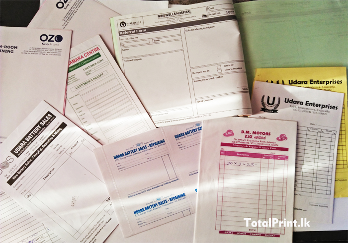 offset bill book small